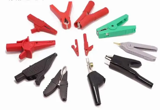 300A Rame placcato/Ottone Metallo Completamente isolante Molla per auto Coccodrillo Clip per batteria Cavo/filo grande per auto Rosso Nero Morsetti a coccodrillo elettrici Acciaio inossidabile