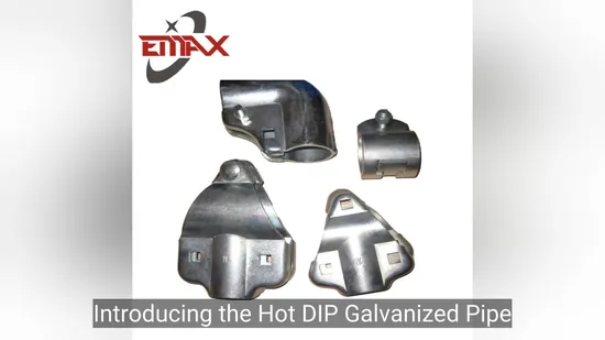 Morsetto a T per tubi zincato a caldo per parti di stampaggio di metalli per casseforme agricole